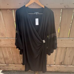 🎉NWT🎉 R&M Richards Black Dress with Rhinestone Accent